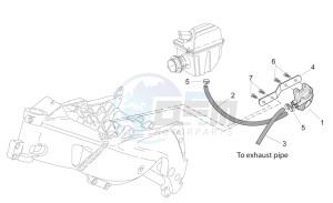 RS 125 drawing Secondary air