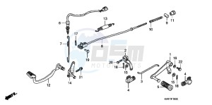 CBF125MB drawing PEDAL