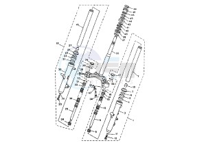 YP MAJESTY 150 drawing FRONT FORK MY01