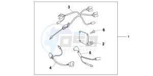 SH300AB drawing GRIP HEATER ATT.