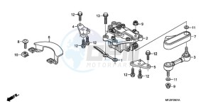 CBR600RRA Europe Direct - (ED) drawing STEERING DAMPER