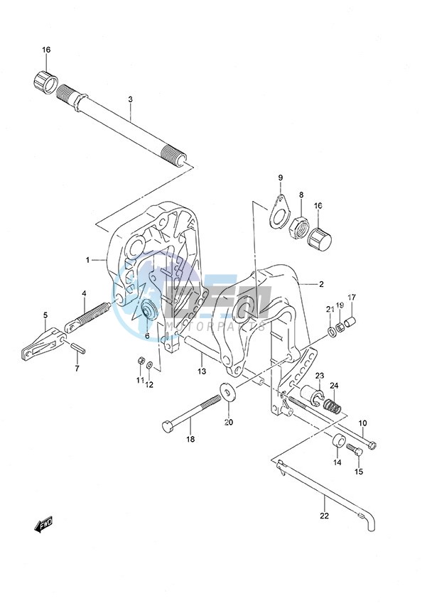 Clamp Bracket Remote Control