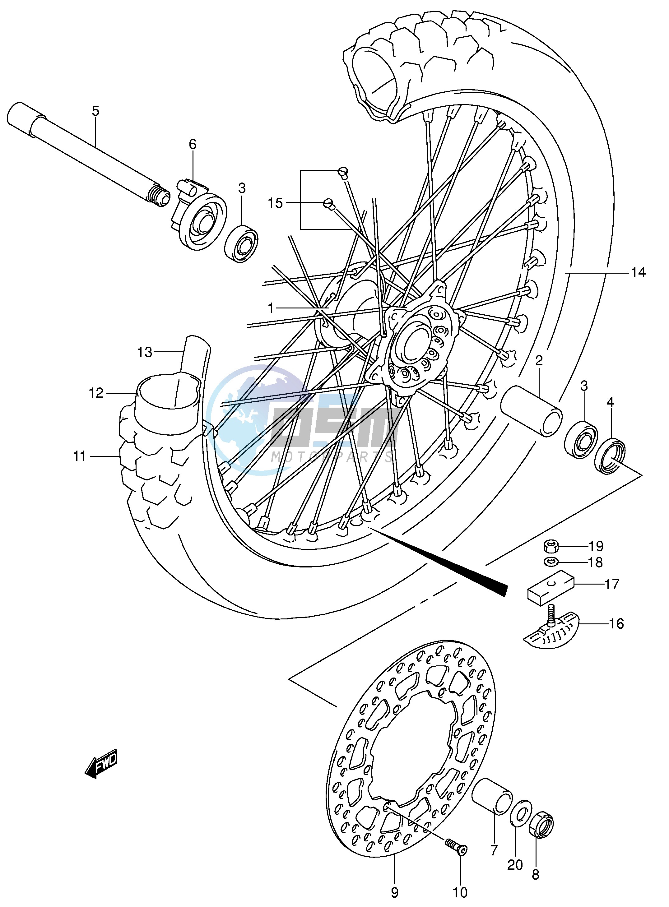 FRONT WHEEL