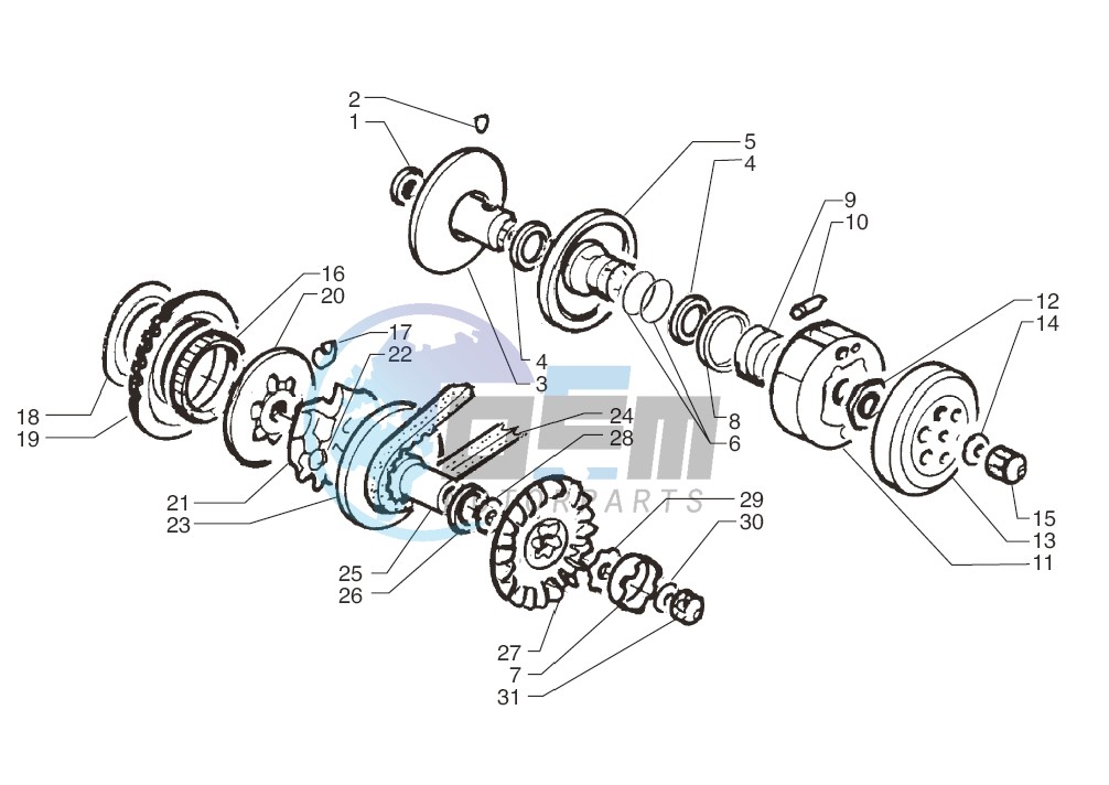 Driving pulley