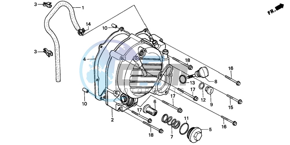 RIGHT CRANKCASE COVER