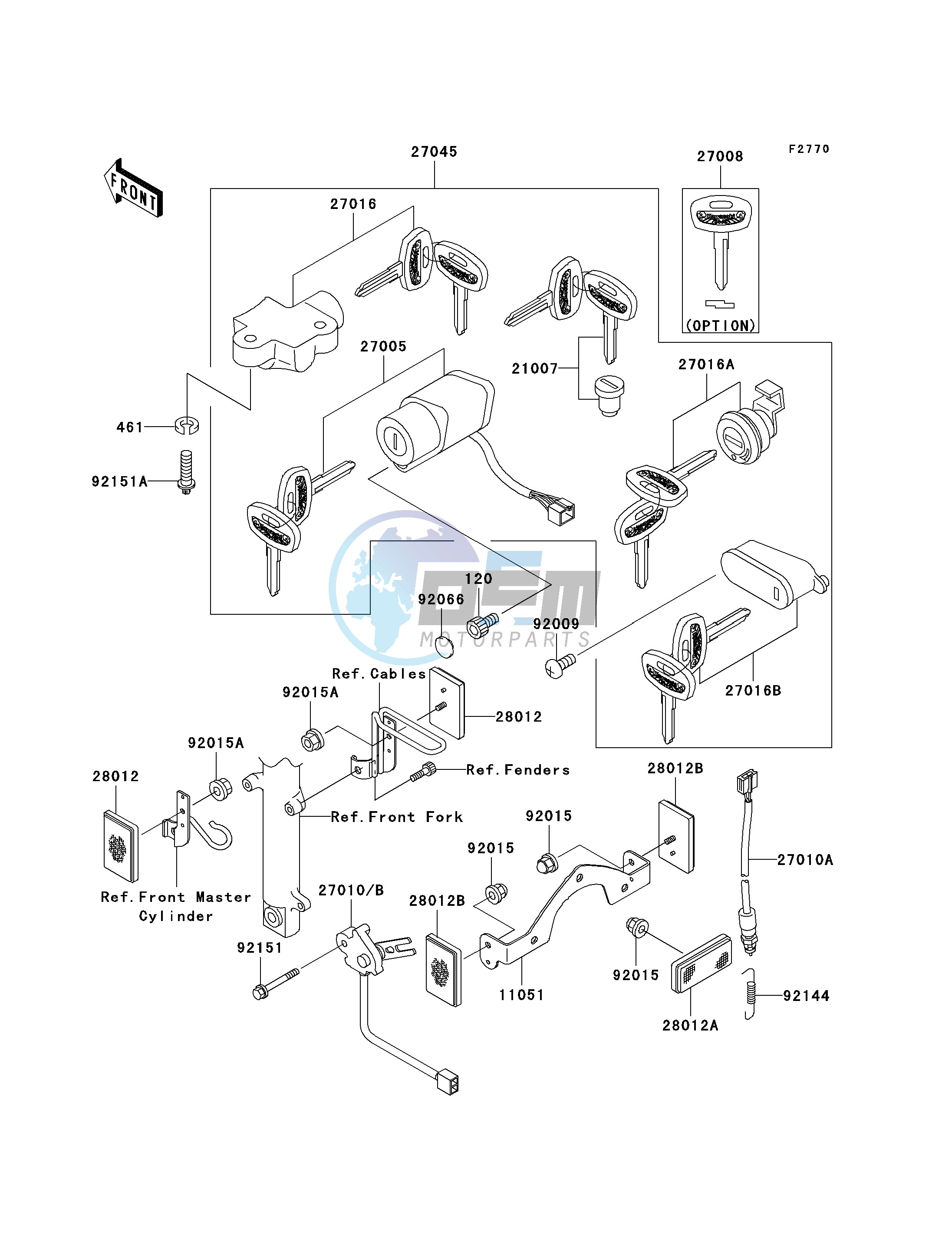 IGNITION SWITCH_LOCKS_REFLECTORS