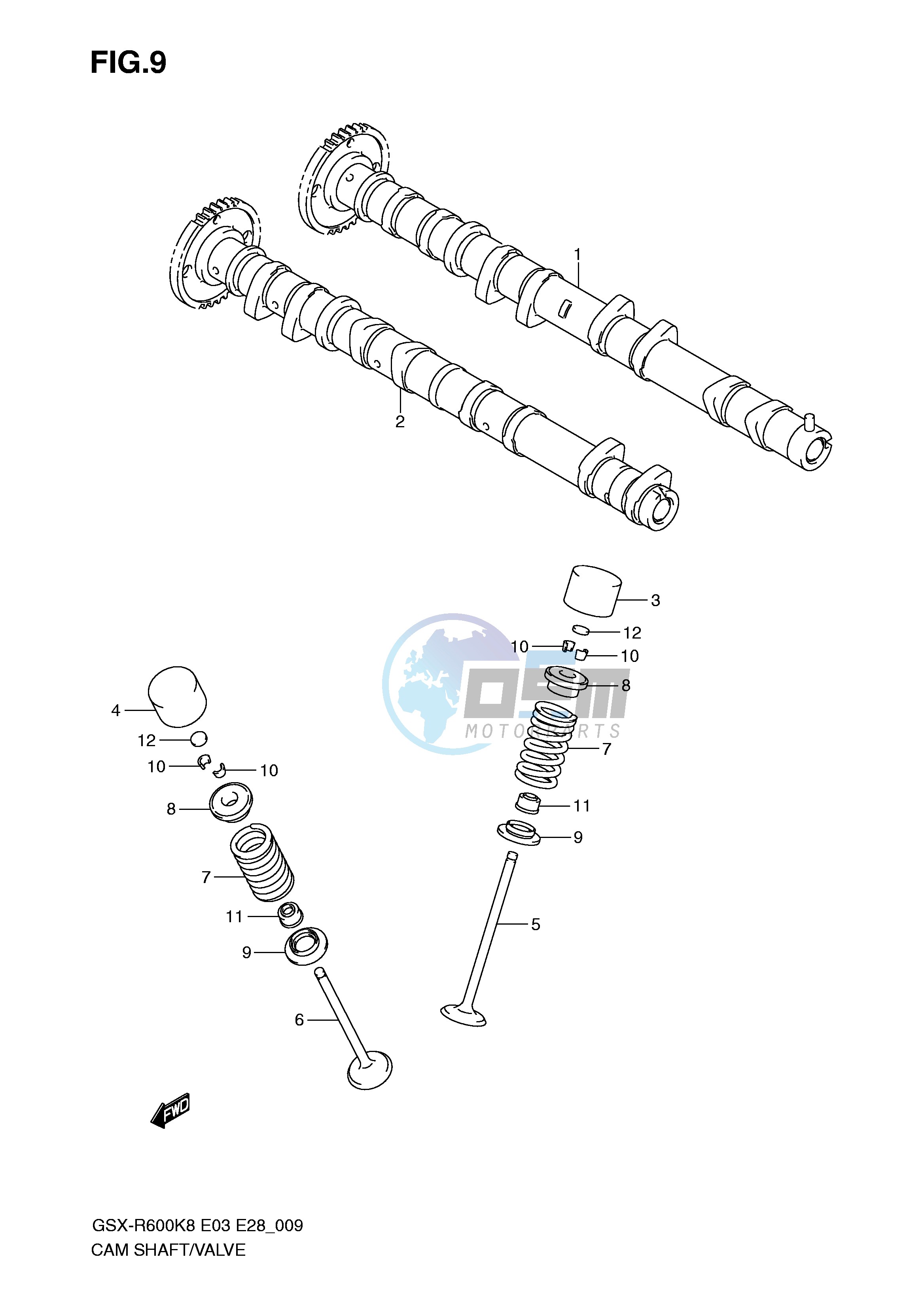 CAM SHAFT - VALVE