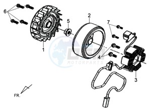 JET 4 50cc drawing MAGNETO / FLYWHEEL