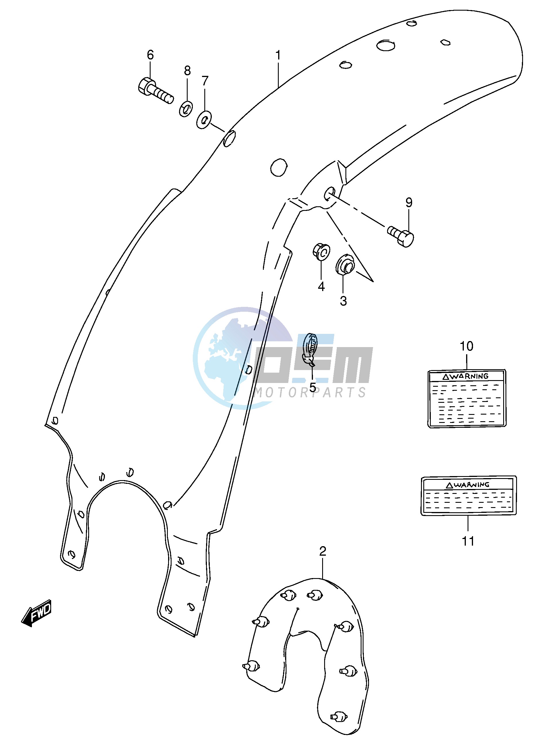 REAR FENDER (MODEL Y)