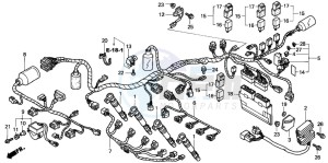 CBR900RE drawing WIRE HARNESS (CBR900RR2,3)