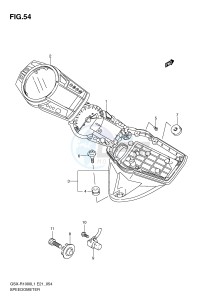 GSX-R1000 (E21) drawing SPEEDOMETER (GSX-R1000UFL1 E21)