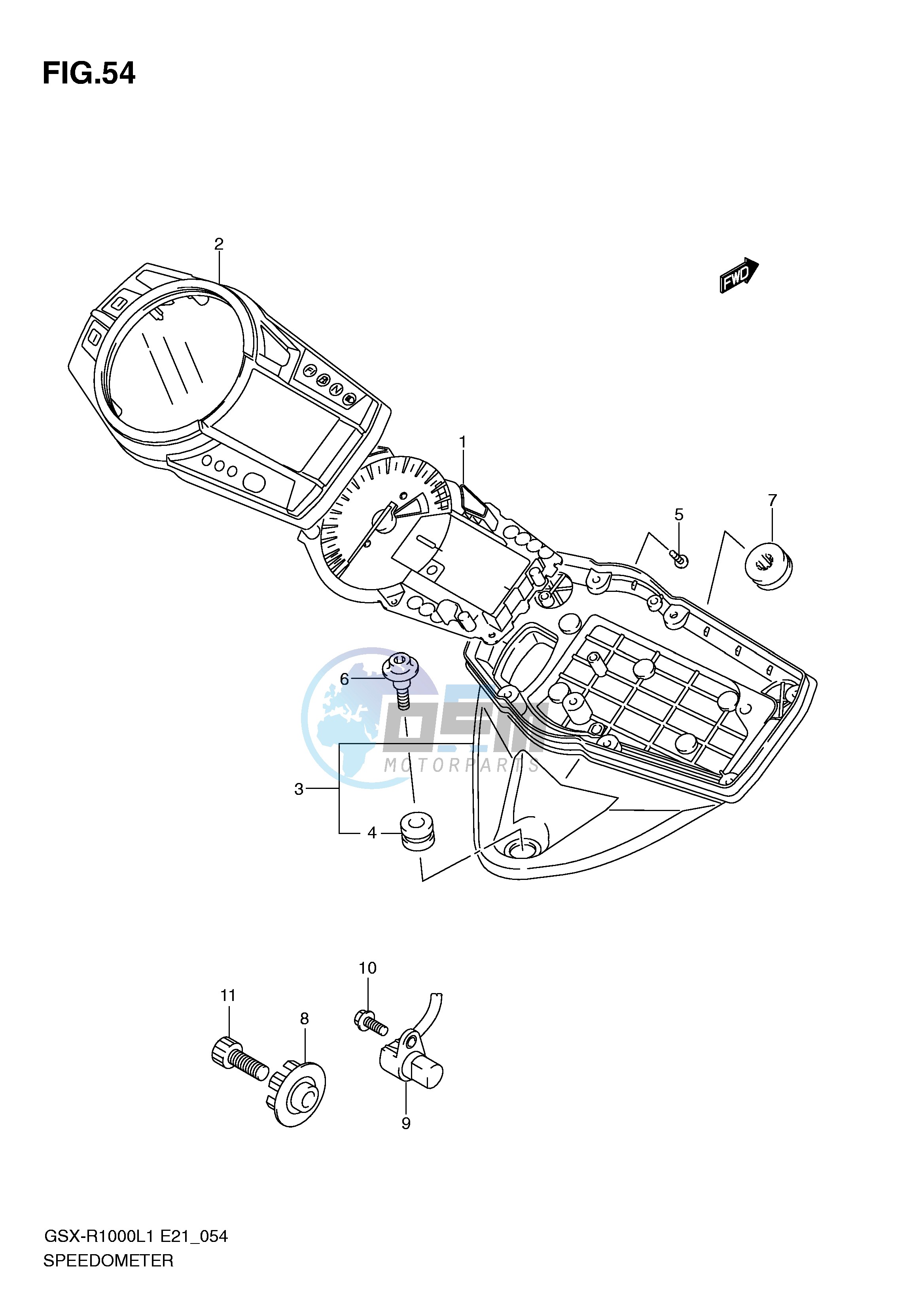 SPEEDOMETER (GSX-R1000UFL1 E21)