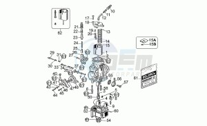 Sport 1100 Carburatori Carburatori drawing Carburettor