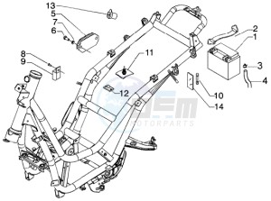 Beverly 250 (USA) USA drawing Electrical Device-Battery