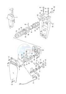 DF 25 V-Twin drawing Top Mount Single (2) Remote Control