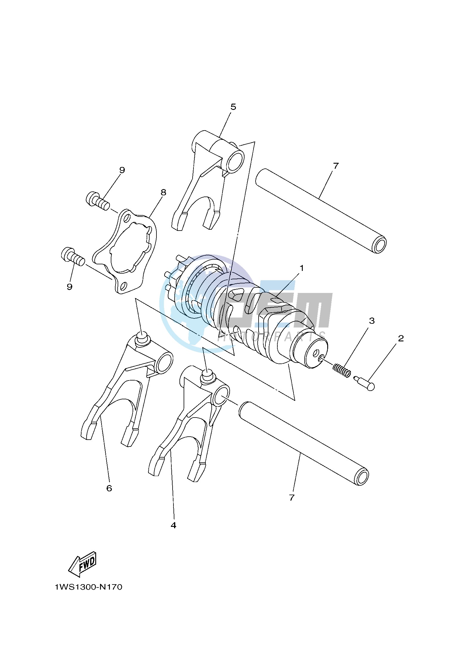 SHIFT CAM & FORK