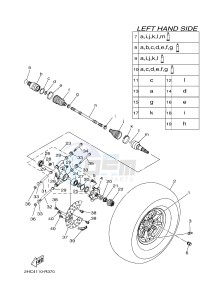 YXZ1000E YXZ10YMXH YXZ1000R EPS (2HCC) drawing REAR WHEEL