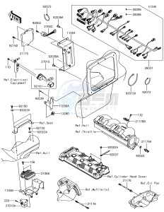 JET SKI ULTRA LX JT1500KHF EU drawing Fuel Injection