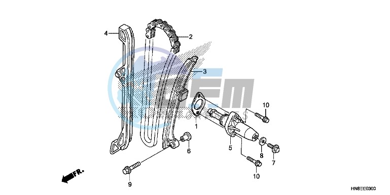 CAM CHAIN/TENSIONER