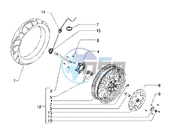 Front wheel