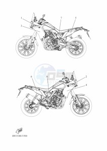 XTZ690D-B TENERE 700 (BEH2) drawing GRAPHIC & EMBLEM