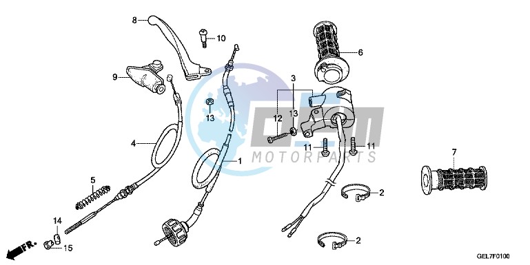 HANDLE LEVER/SWITCH/CABLE