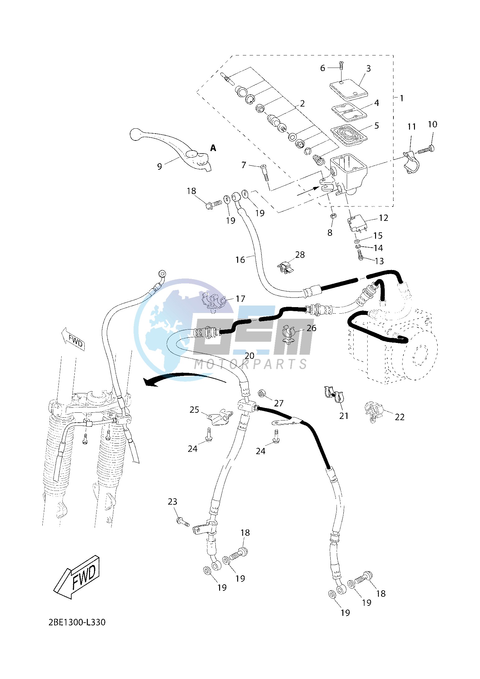 FRONT MASTER CYLINDER