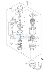 DF 50A drawing Starting Motor