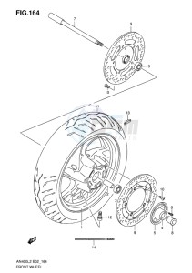 AN400Z ABS BURGMAN EU-UK drawing FRONT WHEEL