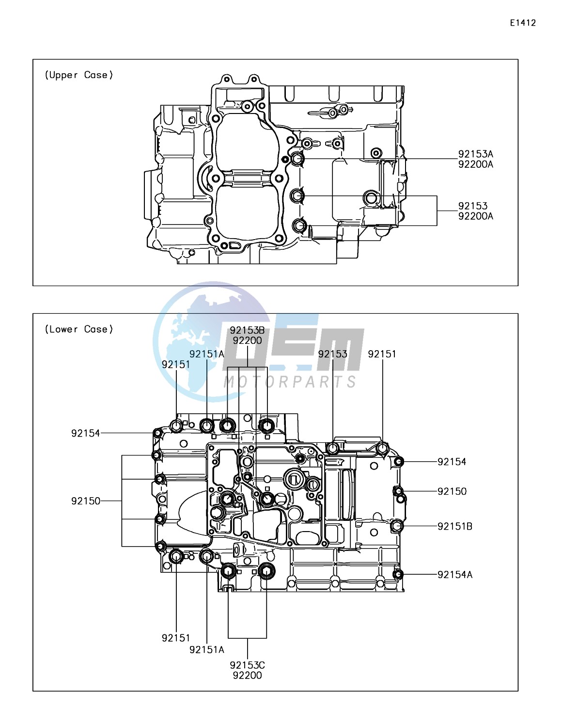 Crankcase Bolt Pattern