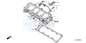 CBR1000RA9 Korea - (KO / ABS MME) drawing CYLINDER