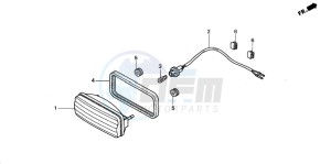 TRX350TM RANCHER S drawing TAILLIGHT