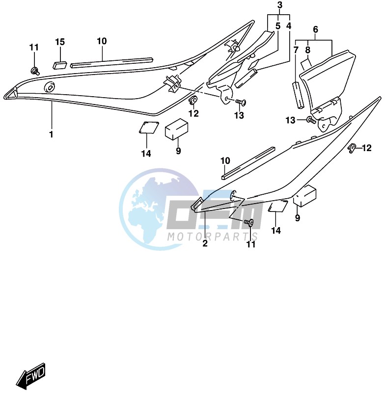 SIDE LOWER COVER (GSX-R1000AL8 E21)