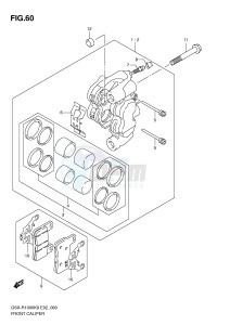 GSX-R1000 (E2) drawing FRONT CALIPER