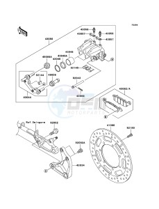 VN1600 MEAN STREAK VN1600B7F GB XX (EU ME A(FRICA) drawing Rear Brake