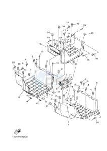 YXC700E YXC70VPXG VIKING VI (B853) drawing STAND & FOOTREST