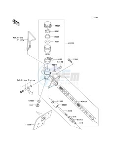 KRF 750 L [TERYX 750 FI 4X4 LE SPORT MONSTER ENERGY] (L9F-L9FA) L9FA drawing MASTER CYLINDER