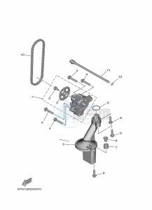 MT-09 SP MTN890D (BAM1) drawing OIL PUMP