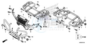 TRX500FA6F TRX500FA ED drawing CARRIER