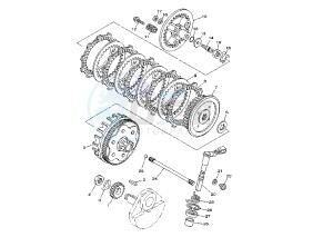 TW 125 drawing CLUTCH