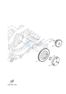 XC125R YW125 SKYLINER S (2PE2) drawing STARTER