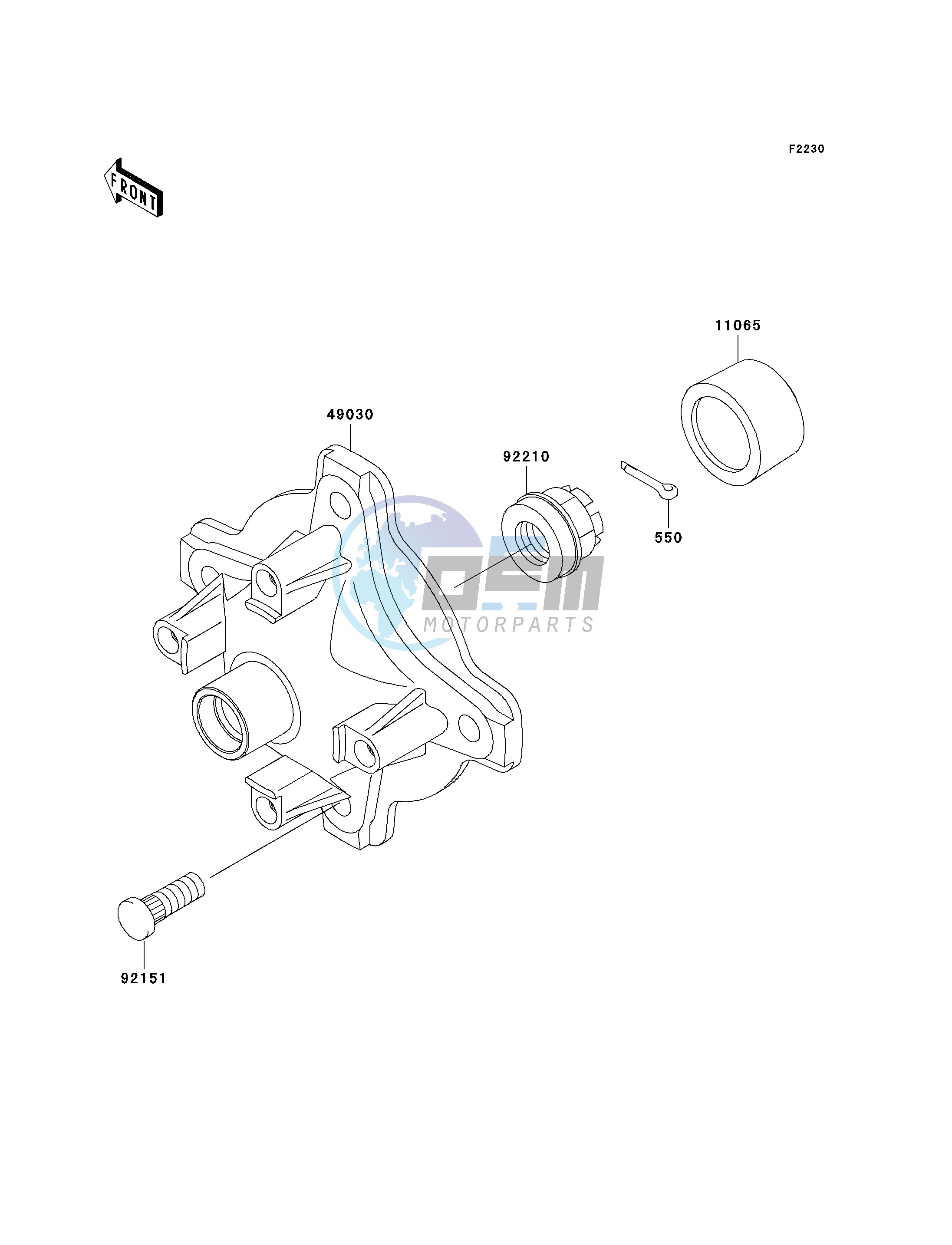 FRONT HUB