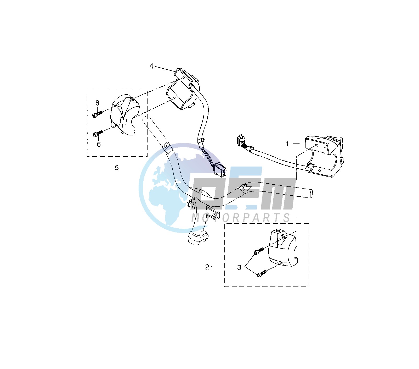 HANDLE SWITCH AND LEVER