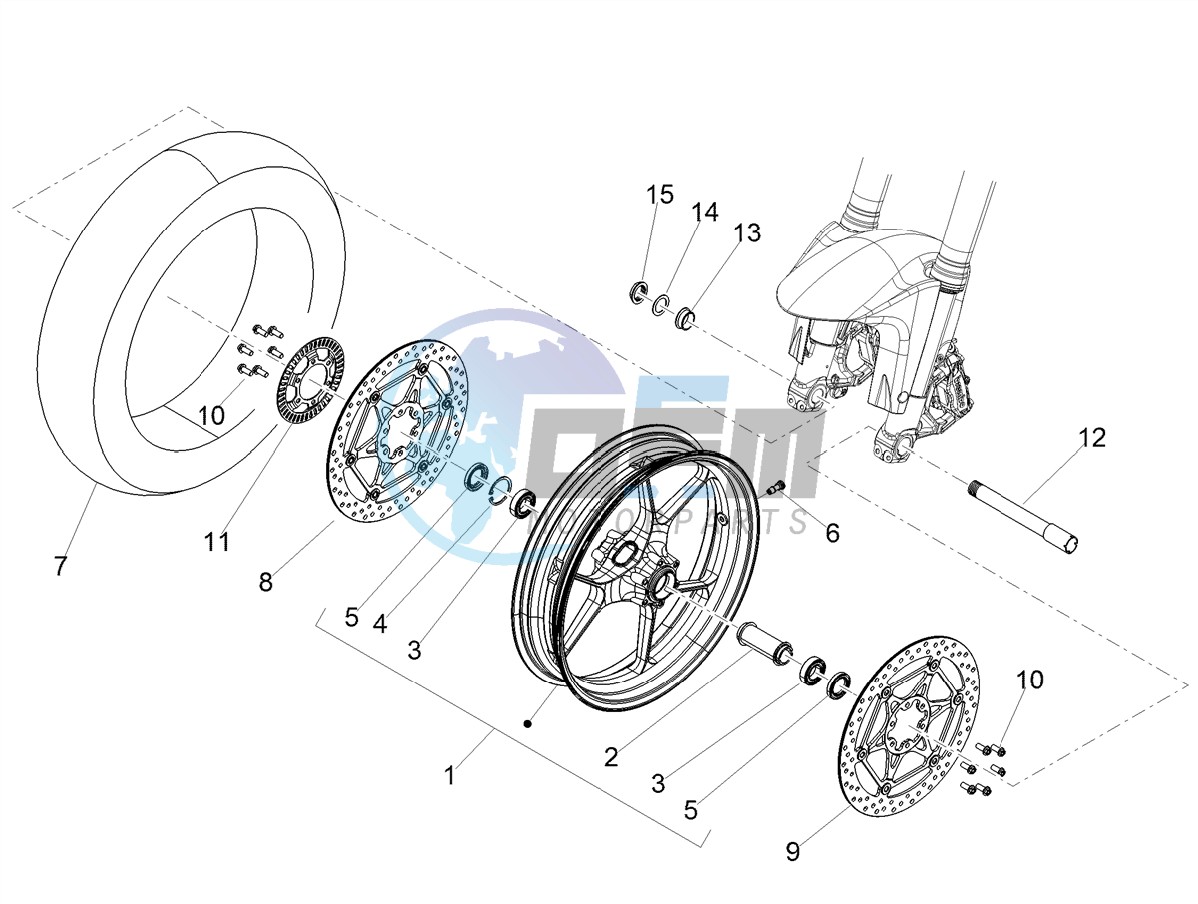 Front wheel