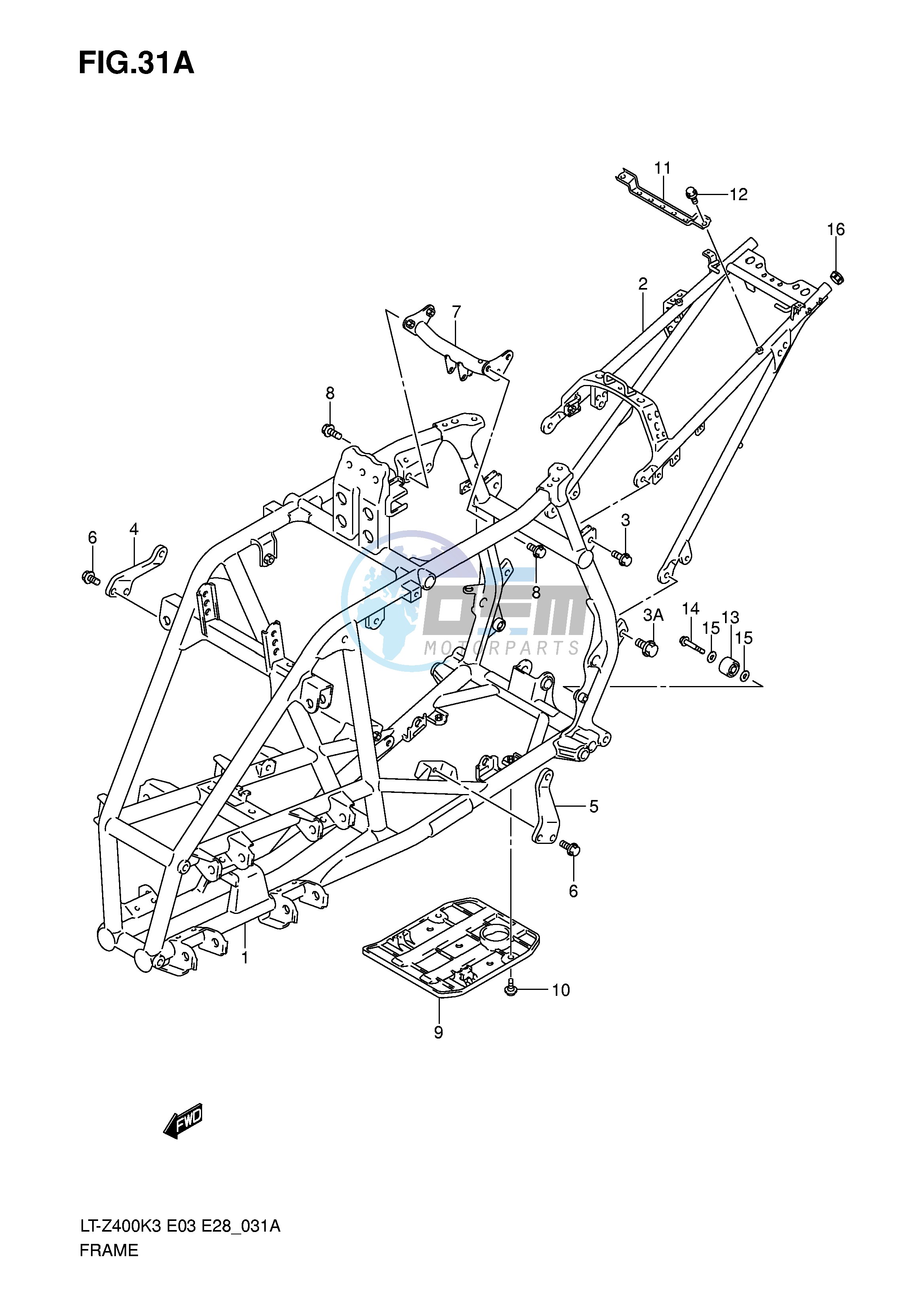 FRAME (MODEL K5 K6 K7)