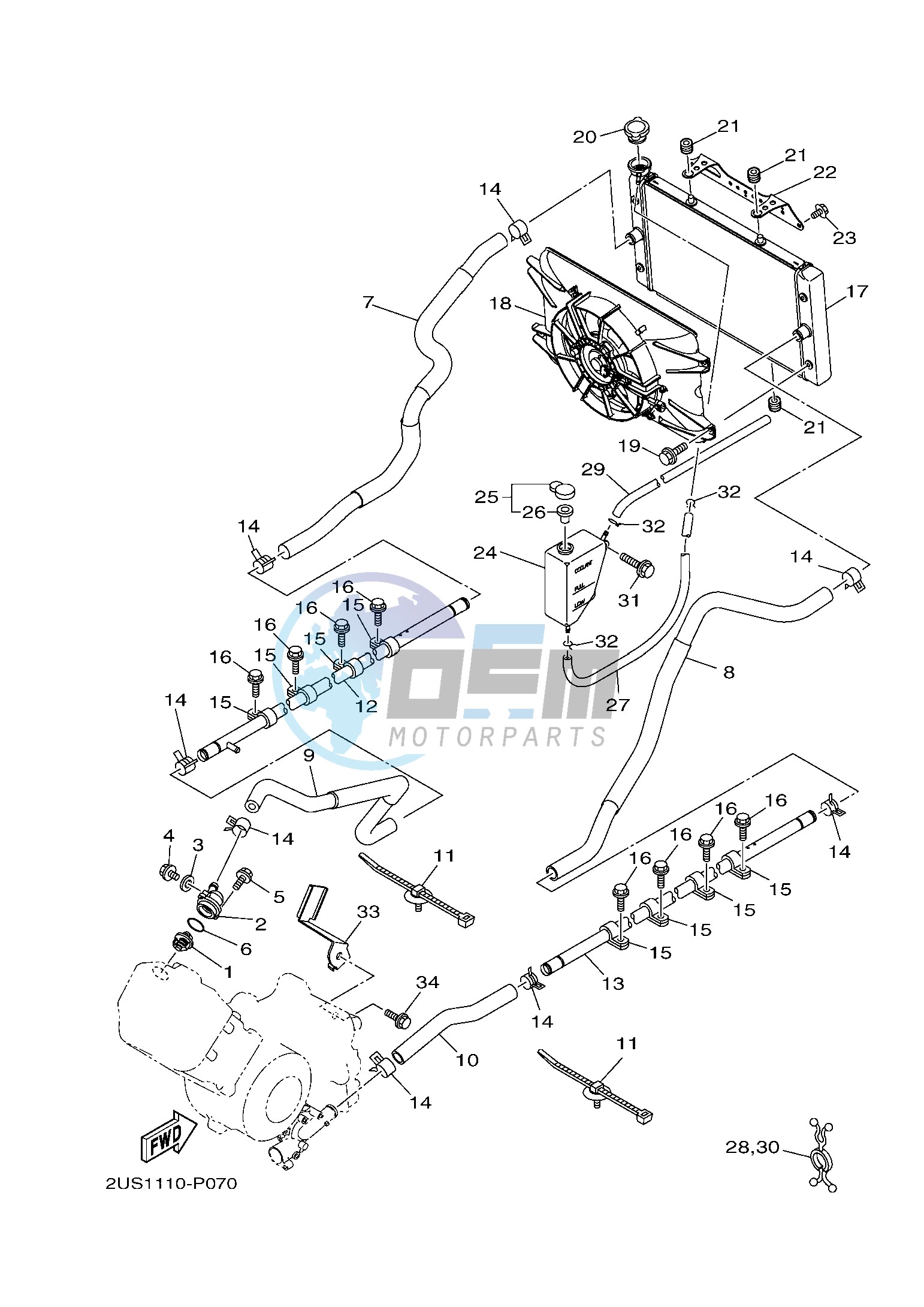 RADIATOR & HOSE