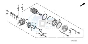 CBR1000RA9 Europe Direct - (ED / ABS) drawing STARTING MOTOR