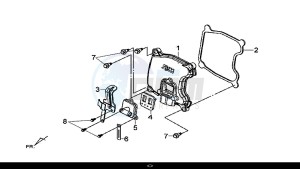 MAXSYM 600 I ABS EXECUTIVE (LX60A4-EU) (E4) (L7-M0) drawing CYLINDER HEAD COVER