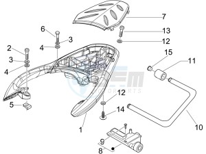 Beverly 250 (USA) USA drawing Rear luggage rack