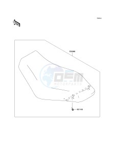 KVF 750 E [BRUTE FORCE 750 4X4I NRA OUTDOORS] (E8F-E9FA) E8F drawing SEAT